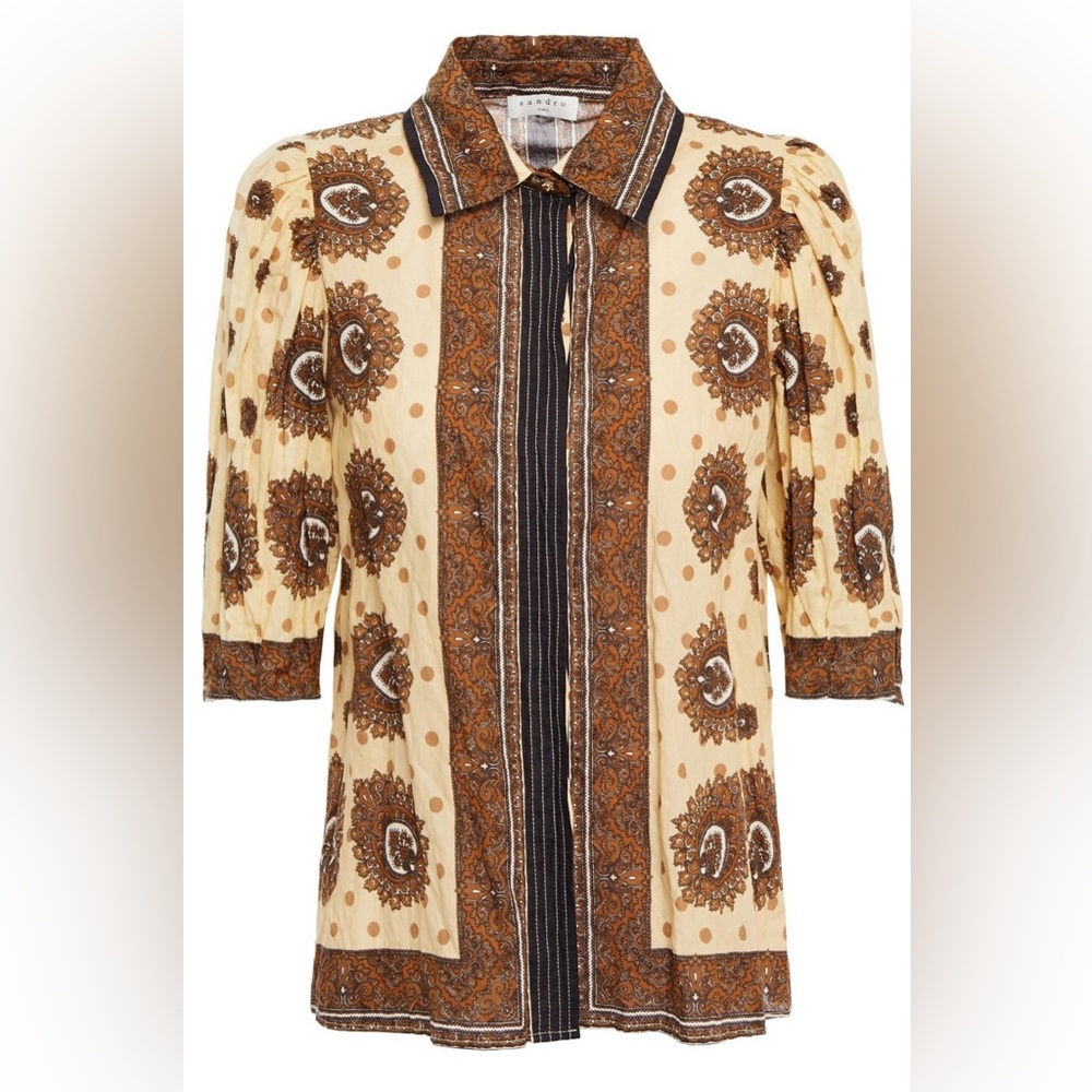 Sandro Sahari Shirt — Size 0 — NWT